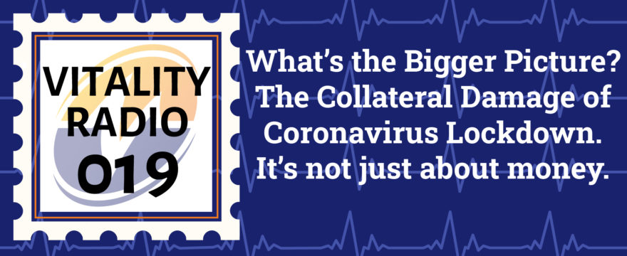 What’s the Bigger Picture? The Collateral Damage of Coronavirus Lockdown.  It’s Not Just About Money.