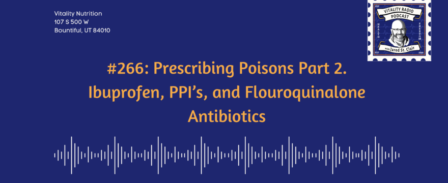#266: Prescribing Poisons Part 2. Ibuprofen, PPI’s, and Flouroquinalone Antibiotics